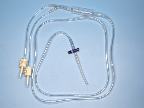 一次性使用腹腔鏡沖洗連接器  雙針